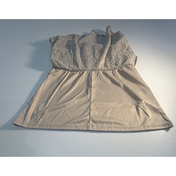 Mango Sequin V Neck Cami Tank Spagetti Strap Lined Sparkly Chic Top Size XS / 2 - Picture 8 of 14